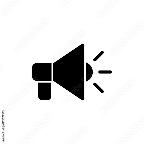 Megaphone icon vector for web and mobile app. Loudspeaker sign and symbol