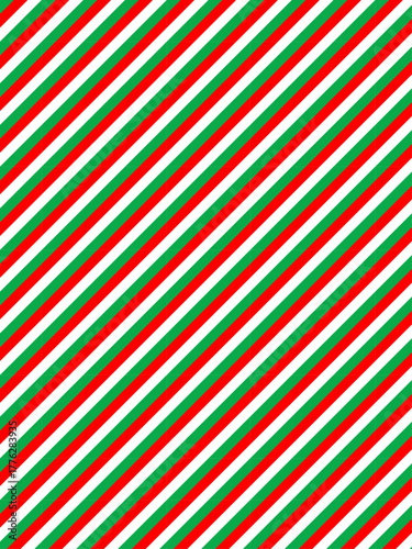 Christmas Candy Cane Stripes Seamless Pattern Background