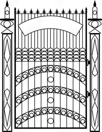 Wrought Iron Gate