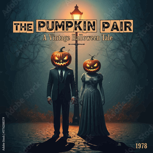 The Pumpkin Pair A Vintage Halloween Tale