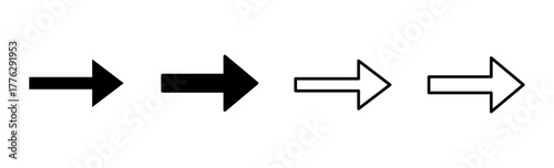 Arrow icon set. Arrow symbol. Arrow sign for your web design.