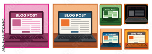 Blog post. Blog post design for graphics. This design is perfect for a social media post. This design can be used for other formats, such as printing or web, by resizing. Educational and marketing mat