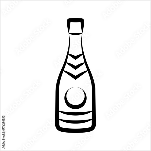Champagne Bottle Icon