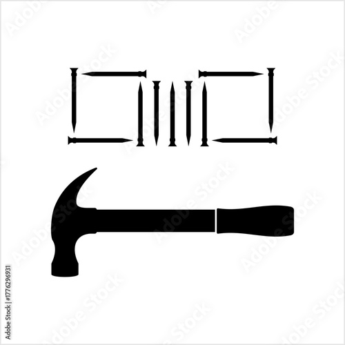 Hammer Nail Icon
