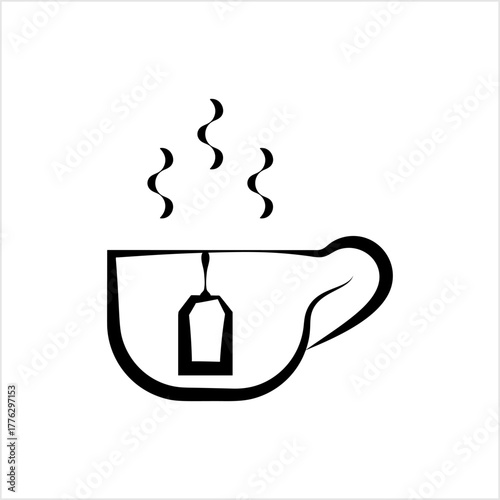 Tea Cup And Tea Bag Icon