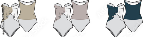 Swimsuit Set Matching Tops and Bottoms for Stylish Summer Fashion