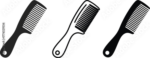Find the best hair comb vector image for your next project