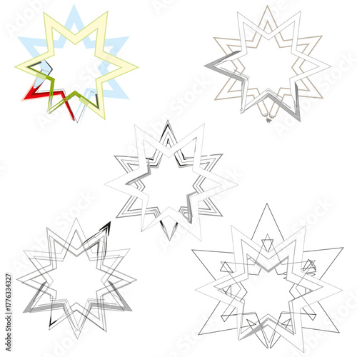 Diamond weave icon. Detailed vector pattern. Black outline shape. White background layout