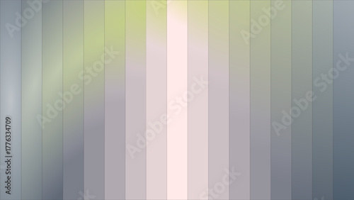 Abstract background with vertical stripes in shades of gray and light green color