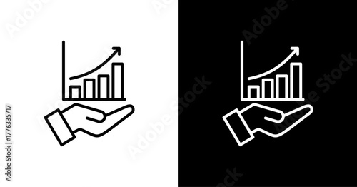 Progress  White Icon Set Design