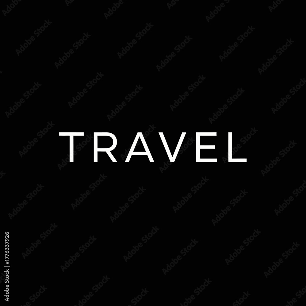 Fototapeta premium Simple text-based image featuring the word 