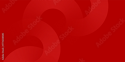 Abstract hexagon rendering of red abstract glass background simple