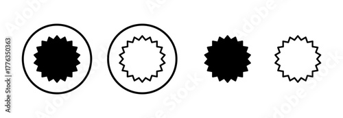 Badge icon logo design. Awards icon vector. Achieve sign and symbols. Stamp