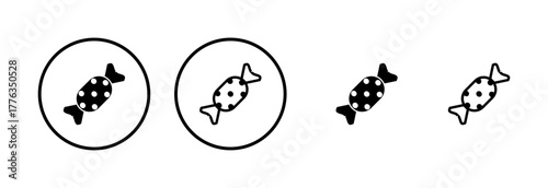 Candy icon logo design. candy sign and symbol.