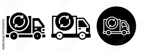 Delivery Status Icon Collection Glyph & Mixed Style