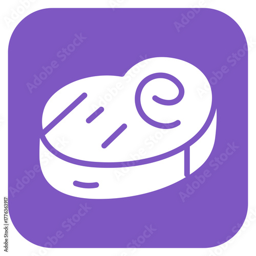 Steak icon vector image. Can be used for Morning and Breakfast.