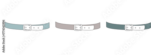 Pastel Belt Collection Stylish Accessories in Soft Colors for Fashionable Outfits