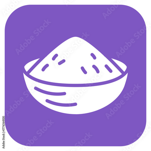 Slippery Flour icon vector image. Can be used for House Cleaning.