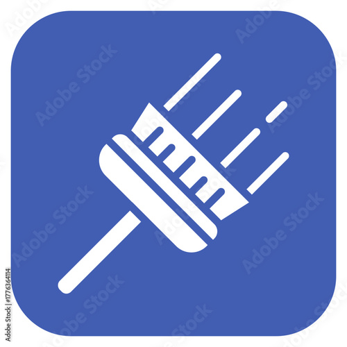 Dusting icon vector image. Can be used for House Cleaning.