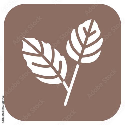 Spearmint icon vector image. Can be used for Fruits and Vegetables.