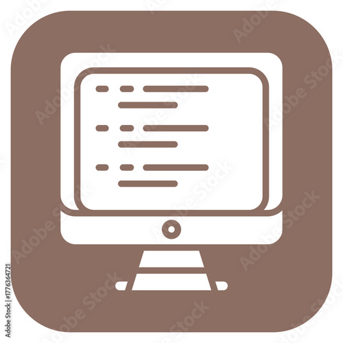 Website Coding icon vector image. Can be used for Coding and Development.