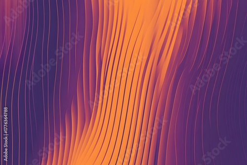 Purple and orange gradient background with vertical light streaks and smooth glow.