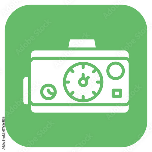 Tester Machine icon vector image. Can be used for Electrician Tools.