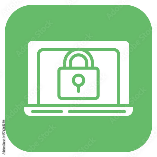Cyber Security icon vector image. Can be used for Web Hosting.