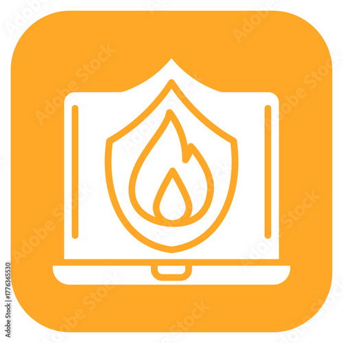 Firewall icon vector image. Can be used for Web Hosting.