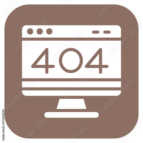 404 Error icon vector image. Can be used for Web Hosting.