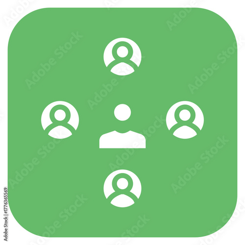 User Connection icon vector image. Can be used for Web Hosting.