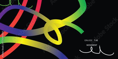 Abstract Background with Color Gradient Shape Geometric Design Elements. Modern wallpaper design perfect for social media, idol poster, photo frame.