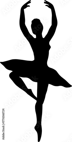 ballet dancer silhouette