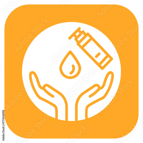 Skincare icon vector image. Can be used for Spa.