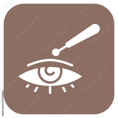 Spa Eye Treatment icon vector image. Can be used for Spa.
