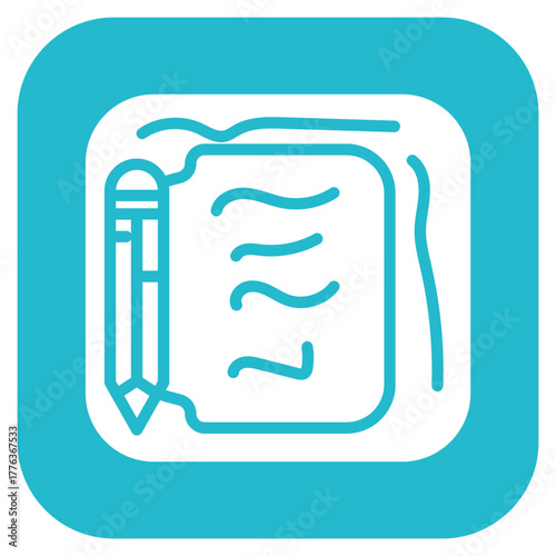 Blog icon vector image. Can be used for Web Marketing.