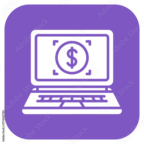 Video Monetization icon vector image. Can be used for Web Marketing.