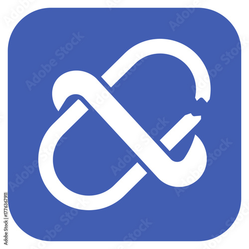 Broken Link icon vector image. Can be used for Online Marketing.