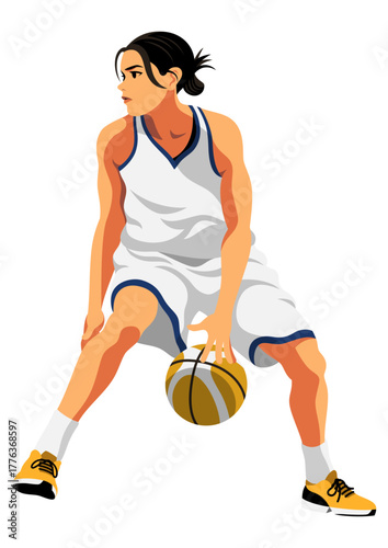 女子バスケットボール選手