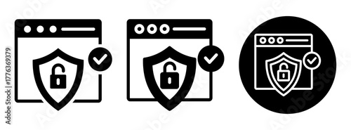 Access Granted Icon Collection Glyph & Mixed Style