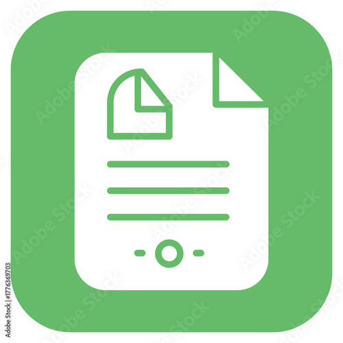PDF icon vector image. Can be used for Online Education.