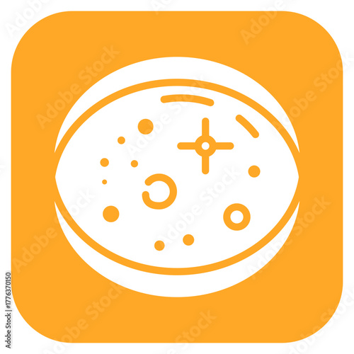 Petri Dish icon vector image. Can be used for Science Fiction.
