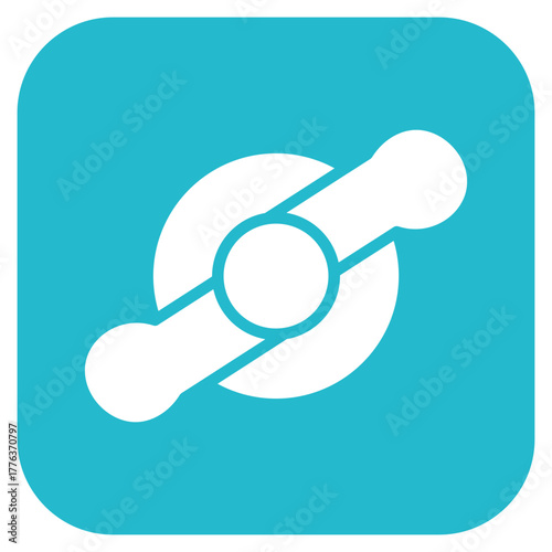 Joint icon vector image. Can be used for Prison.