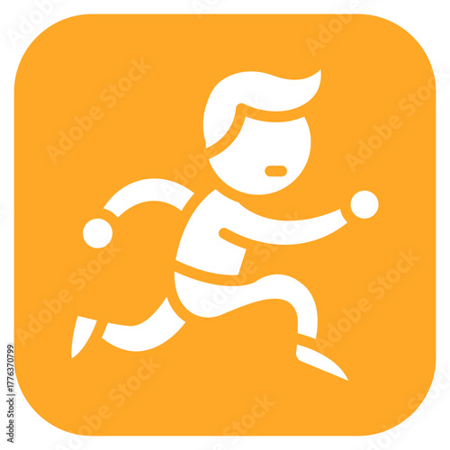 Chase icon vector image. Can be used for Prison.