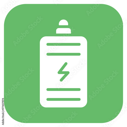 Battery icon vector image. Can be used for Electric Circuits.