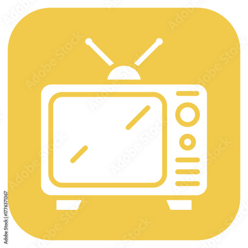 Television icon vector image. Can be used for Electric Circuits.