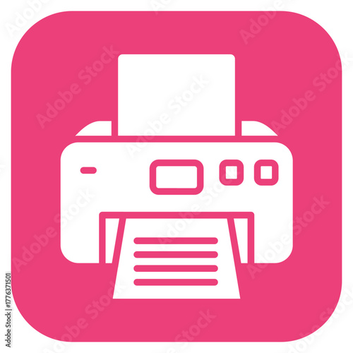 Printer icon vector image. Can be used for Electric Circuits.