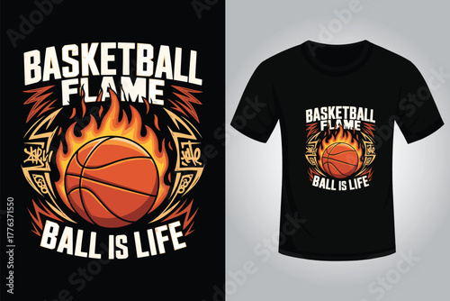 Basketball t shirt design