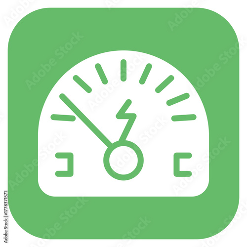 Ammeter icon vector image. Can be used for Electric Circuits.