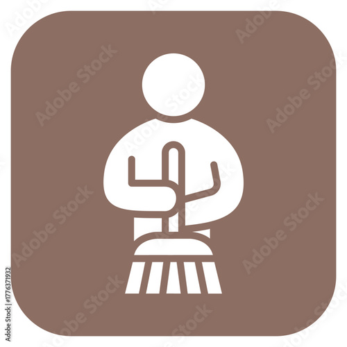Cleaner icon vector image. Can be used for Women.